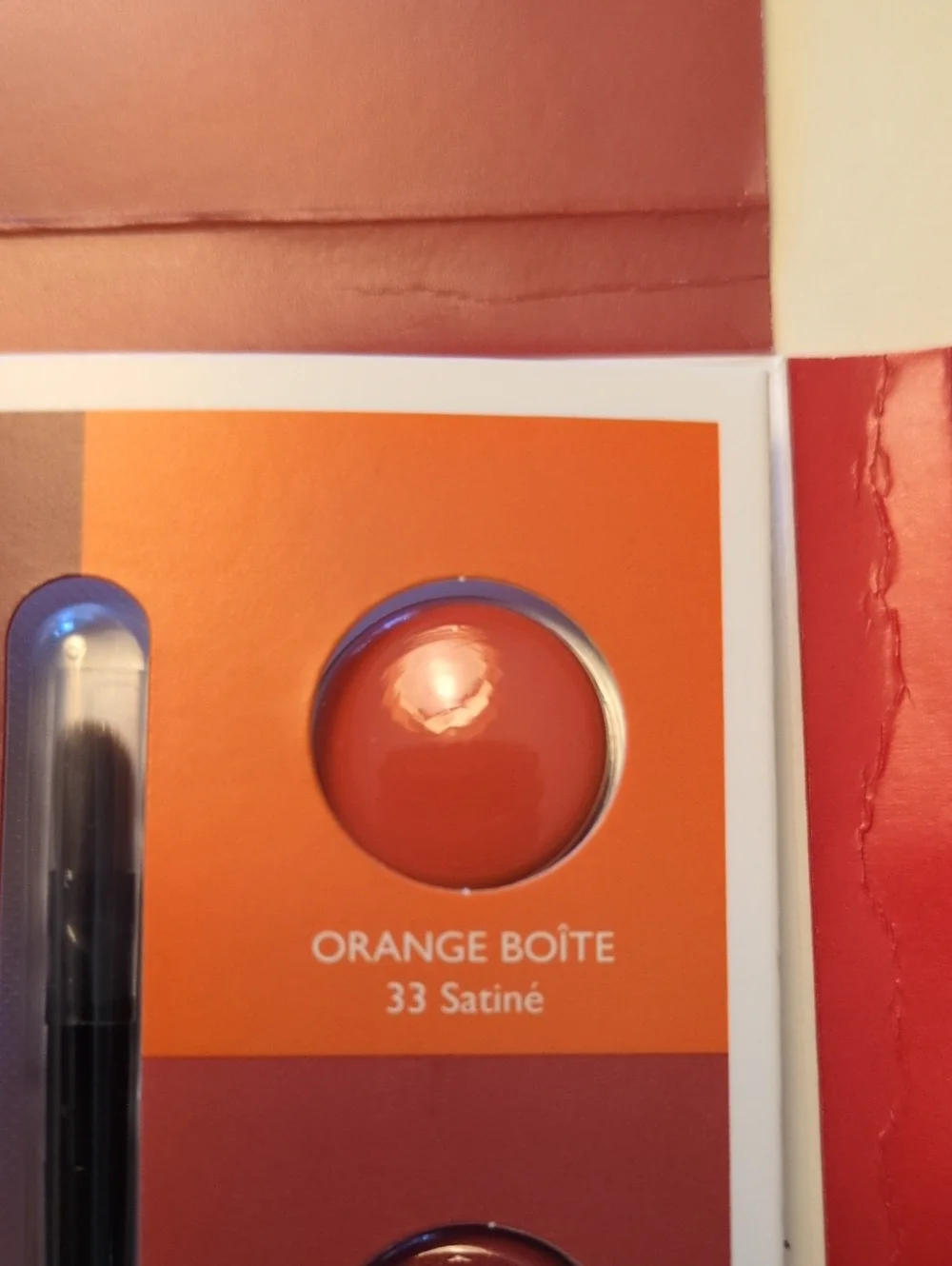 Hermès Paris L'orange Passe Au Rouge Orange Turns Red Lipstick Samples New
